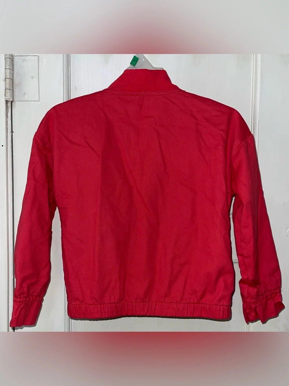 Gymboree Girls' Red Bomber Jacket with Bow Pockets